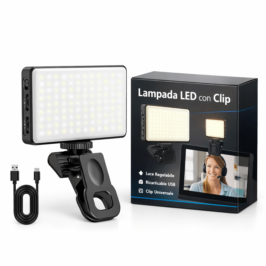 LUCE SELFIE LED 3000mah - immagine 2
